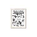 Picture of Black and white Animals _GroupedProduct_Rectangle_Portrait_Framed_Matted_