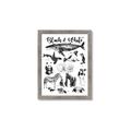 Picture of Black and white Animals _GroupedProduct_Rectangle_Portrait_Framed_Matted_