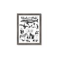 Picture of Black and white Animals _GroupedProduct_Rectangle_Portrait_Framed_Matted_