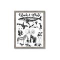 Picture of Black and white Animals _GroupedProduct_Rectangle_Portrait_Framed_Matted_
