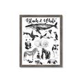 Picture of Black and white Animals _GroupedProduct_Rectangle_Portrait_Framed_Matted_
