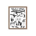 Picture of Black and white Animals _GroupedProduct_Rectangle_Portrait_Framed_Matted_