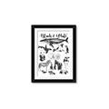 Picture of Black and white Animals _GroupedProduct_Rectangle_Portrait_Framed_Matted_