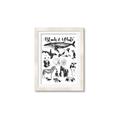 Picture of Black and white Animals _GroupedProduct_Rectangle_Portrait_Framed_Matted_