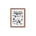 Picture of Black and white Animals _GroupedProduct_Rectangle_Portrait_Framed_Matted_