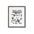 Picture of Black and white Animals _GroupedProduct_Rectangle_Portrait_Framed_Matted_