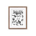Picture of Black and white Animals _GroupedProduct_Rectangle_Portrait_Framed_Matted_