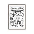 Picture of Black and white Animals _GroupedProduct_Rectangle_Portrait_Framed_Matted_