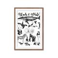 Picture of Black and white Animals _GroupedProduct_Rectangle_Portrait_Framed_Matted_