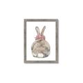 Picture of Behind Bunny with Flowers _GroupedProduct_Rectangle_Portrait_Framed_Matted_