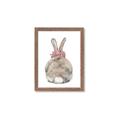 Picture of Behind Bunny with Flowers _GroupedProduct_Rectangle_Portrait_Framed_Matted_