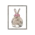 Picture of Behind Bunny with Flowers _GroupedProduct_Rectangle_Portrait_Framed_Matted_
