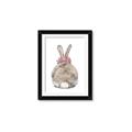 Picture of Behind Bunny with Flowers _GroupedProduct_Rectangle_Portrait_Framed_Matted_