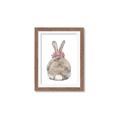 Picture of Behind Bunny with Flowers _GroupedProduct_Rectangle_Portrait_Framed_Matted_