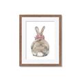 Picture of Behind Bunny with Flowers _GroupedProduct_Rectangle_Portrait_Framed_Matted_