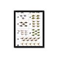 Picture of Dino Number Chart I _GroupedProduct_Rectangle_Portrait_Framed_Matted_