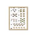 Picture of Dino Number Chart I _GroupedProduct_Rectangle_Portrait_Framed_Matted_