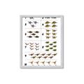 Picture of Dino Number Chart I _GroupedProduct_Rectangle_Portrait_Framed_Matted_