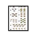 Picture of Dino Number Chart I _GroupedProduct_Rectangle_Portrait_Framed_Matted_