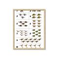 Picture of Dino Number Chart I _GroupedProduct_Rectangle_Portrait_Framed_Matted_