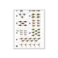 Picture of Dino Number Chart I _GroupedProduct_Rectangle_Portrait_Framed_Matted_