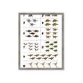 Picture of Dino Number Chart I _GroupedProduct_Rectangle_Portrait_Framed_Matted_