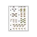 Picture of Dino Number Chart I _GroupedProduct_Rectangle_Portrait_Framed_Matted_
