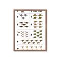 Picture of Dino Number Chart I _GroupedProduct_Rectangle_Portrait_Framed_Matted_
