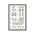 Picture of Dino Number Chart I _GroupedProduct_Rectangle_Portrait_Framed_Matted_