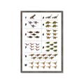 Picture of Dino Number Chart I _GroupedProduct_Rectangle_Portrait_Framed_Matted_