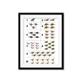 Picture of Dino Number Chart I _GroupedProduct_Rectangle_Portrait_Framed_Matted_