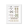 Picture of Dino Number Chart I _GroupedProduct_Rectangle_Portrait_Framed_Matted_