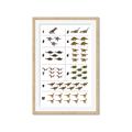 Picture of Dino Number Chart I _GroupedProduct_Rectangle_Portrait_Framed_Matted_