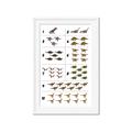Picture of Dino Number Chart I _GroupedProduct_Rectangle_Portrait_Framed_Matted_