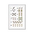 Picture of Dino Number Chart I _GroupedProduct_Rectangle_Portrait_Framed_Matted_