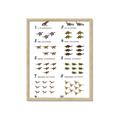 Picture of Dino Number Chart II  _GroupedProduct_Rectangle_Portrait_Framed_Matted_
