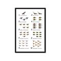 Picture of Dino Number Chart II  _GroupedProduct_Rectangle_Portrait_Framed_Matted_