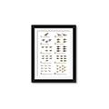 Picture of Dino Number Chart II  _GroupedProduct_Rectangle_Portrait_Framed_Matted_