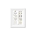 Picture of Dino Number Chart II  _GroupedProduct_Rectangle_Portrait_Framed_Matted_