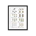 Picture of Dino Number Chart II  _GroupedProduct_Rectangle_Portrait_Framed_Matted_
