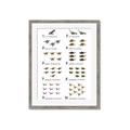 Picture of Dino Number Chart II  _GroupedProduct_Rectangle_Portrait_Framed_Matted_