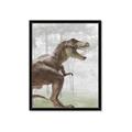 Picture of Forest Dino I  _GroupedProduct_Rectangle_Portrait_Framed_Matted_