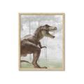 Picture of Forest Dino I  _GroupedProduct_Rectangle_Portrait_Framed_Matted_