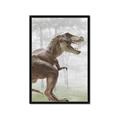 Picture of Forest Dino I  _GroupedProduct_Rectangle_Portrait_Framed_Matted_
