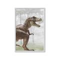 Picture of Forest Dino I  _GroupedProduct_Rectangle_Portrait_Framed_Matted_