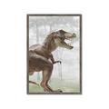 Picture of Forest Dino I  _GroupedProduct_Rectangle_Portrait_Framed_Matted_