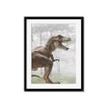 Picture of Forest Dino I  _GroupedProduct_Rectangle_Portrait_Framed_Matted_