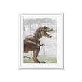 Picture of Forest Dino I  _GroupedProduct_Rectangle_Portrait_Framed_Matted_