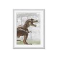 Picture of Forest Dino I  _GroupedProduct_Rectangle_Portrait_Framed_Matted_