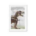 Picture of Forest Dino I  _GroupedProduct_Rectangle_Portrait_Framed_Matted_